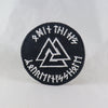 NerdyKeppie's "Odin Thinks You're An Asshole" Embroidered Patch are stitched on black duck cloth and backed by sturdy vinyl fuse.