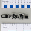 NerdyKeppie-Old English Pronoun Keychain-He/Him