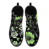 NerdyKeppie Painted Floral Synthetic Leather Agender Pride Boots. 
