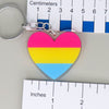 NerdyKeppie-Acrylic Heart Pride Keychain-Pan