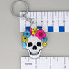 NerdyKeppie-Proud to the Bone Skull Pride Keychain-Pan