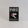 NerdyKeppie Proud to the Bone Tiger Skull Pride Enamel Pins. A tiger skull pride enamel pin for our Proud to the Bone project, wearing an adorable crown of flowers!