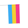NerdyKeppie Pansexual Pride Flag (Indoor/Outdoor). A Pansexual Pride flag made from durable, weather-resistant poly canvas: this Pride celebration flag makes a great home decoration or casual cape!