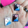 Peeking Cat Resin Pendant Necklace/Earrings