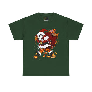 NerdyKeppie "Pizza Claus is Comin' to Town" - Roman Todd Tee Shirt (PostNormCore Exclusive). 