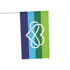 NerdyKeppie Polyamory Pride Flag (Indoor/Outdoor). A Polyamory Pride flag made from durable, weather-resistant poly canvas: this Pride celebration flag makes a great home decoration or casual cape!