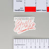NerdyKeppie "Powered By Spite" Sticker. A NerdyKeppie matte sticker reading Powered By Spite. This sticker ships from Portland, Oregon.