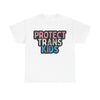 NerdyKeppie Protect Trans Kids Cotton Trans Pride Tee Shirt. 