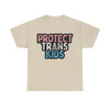 NerdyKeppie Protect Trans Kids Cotton Trans Pride Tee Shirt. 