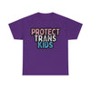NerdyKeppie Protect Trans Kids Cotton Trans Pride Tee Shirt. 