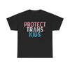 NerdyKeppie Protect Trans Kids Cotton Trans Pride Tee Shirt. 