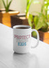 NerdyKeppie "Protect Trans Kids" Trans Pride Coffee Mug. Our "Protect Trans Kids" Trans Pride Coffee Mug is 15 ounces deep and ships directly from Portland, Oregon USA.