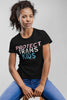 NerdyKeppie "Protect Trans Kids" Unisex Cotton Trans Pride Tee Shirt. 