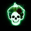 NerdyKeppie-Proud to the Bone Glow in the Dark Skull Progress Pride Keychain-