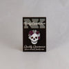 NerdyKeppie Proud to the Bone Human Skull Pride Enamel Pins. A human skull pride enamel pin for our Proud to the Bone project, wearing an adorable crown of flowers!