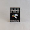 NerdyKeppie Proud to the Bone Otter Skull Pride Enamel Pins. An otter skull pride enamel pin for our Proud to the Bone project, wearing an adorable crown of flowers!