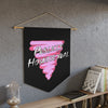 NerdyKeppie "Publicly Homosexual" Pink Triangle Pride Pennant. 