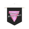 NerdyKeppie "Publicly Homosexual" Pink Triangle Pride Pennant. 