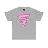 NerdyKeppie "Publicly Transsexual" Gay Pride Pink Triangle Tee Shirt. A unisex cotton tee shirt with a "Publicly Transsexual" design on it. This pink triangle tee shirt has a classic fit.