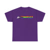 NerdyKeppie "Accomplice" Cotton Progress Pride Tee Shirt. A unisex cotton tee shirt with an "Accomplice" design on it in rainbow pride colors. This gay pride tee shirt has a classic fit.