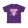 NerdyKeppie "Better A Faggot Than A Fascist" Gay Pride Pink Triangle Tee Shirt. A unisex cotton tee shirt with a "Better A Faggot Than A Fascist" design on it. This pink triangle pride tee shirt has a classic fit.
