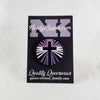 NerdyKeppie Faith & Pride Cross Enamel Pins. A Lotus pride enamel pin for our Faith & Pride project, available in twelve pride flags! This pin is 1.25 inches across and ships from Portland, Oregon USA.