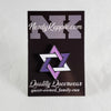 NerdyKeppie Faith & Pride Star of David Enamel Pins. A Star of David pride enamel pin for our Faith & Pride project, available in twelve pride flags! This pin is 1.25 inches across and ships from Portland, Oregon USA.