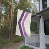 NerdyKeppie Queer Pride Flag (Indoor/Outdoor). A Queer Pride flag made from durable, weather-resistant poly canvas: this Pride celebration flag makes a great home decoration or casual cape!