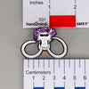 NerdyKeppie Proud to the Bone Wooly Mammoth Skull Pride Enamel Pins. A Wooly Mammoth skull pride enamel pin for our Proud to the Bone project. This prehistoric pin is wearing an adorable crown of flowers!