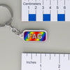 NerdyKeppie-"FAG" Mirrored Pride Keychain-Rainbow