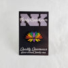 NerdyKeppie Faith & Pride Lotus Enamel Pins. A Lotus design for our Faith & Pride enamel pins collection, available in a wide variety of pride flag designs!