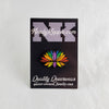 NerdyKeppie Faith & Pride Lotus Enamel Pins. A Lotus pride enamel pin for our Faith & Pride project, available in twelve pride flags! This pin is 1.25 inches across and ships from Portland, Oregon USA.