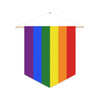 NerdyKeppie Rainbow Gay Pride Pennant. 