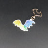 NerdyKeppie-Glow in the Dark Bat Pride Keychain-Rainbow
