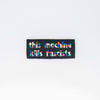 NerdyKeppie's Rainbow "This Machine Kills Fascists" Embroidered Patch are stitched on sturdy rectangular duck cloth and backed with vinyl fuse.