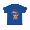 NerdyKeppie "Your Heart Is A Muscle The Size Of Your Fist" Cotton Tee Shirt. A unisex cotton tee shirt with a design reading "Your Heart Is A Muscle The Size Of Your Fist". This cotton pride tee shirt has a classic fit.