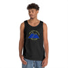 NerdyKeppie "Fix Your Hearts Or Die" Twin Mountain Peaks Unisex Tank Top - Pride Apparel for LGBTQ+ Supporters. A unisex cotton tank top with "Fix Your Hearts Or Die" encircling twin mountain peaks. This unapologetic tank top has a classic fit.