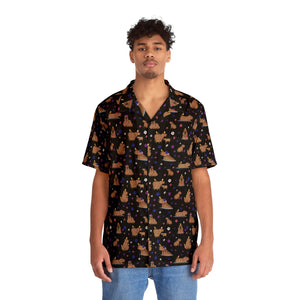 NerdyKeppie Keppiebaras Genderfluid Pride Hawaiian Shirt. 