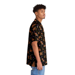 NerdyKeppie Keppiebaras Genderqueer Pride Hawaiian Shirt. 
