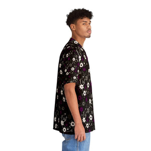 NerdyKeppie Neurons Ace Pride Hawaiian Shirt. 