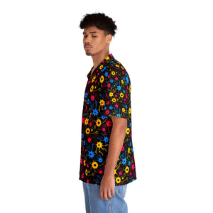 NerdyKeppie Neurons Pan Pride Hawaiian Shirt. 