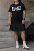 NerdyKeppie "Be They Do Crime" Stripe Unisex Cotton Pride Tee Shirt. 