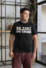 NerdyKeppie "Be They Do Crime" Stripe Unisex Cotton Pride Tee Shirt. 