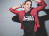 NerdyKeppie "Be They Do Crime" Stripe Unisex Cotton Pride Tee Shirt. 