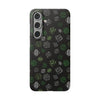 NerdyKeppie Scattered Dice Aro Pride Phone Case. 