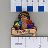 NerdyKeppie Sappho Historically Queer Enamel Pride Pin. Our NerdyKeppie Historically Queer Pride enamel pin features Sappho surrounded by flowers in your choice of lesbian, bisexual, or rainbow pride colors. This pride pin ships from Portland, Oregon.