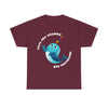 NerdyKeppie "Save The Chubby Gay Mermaids" Cotton Rainbow Gay Pride Tee Shirt. A unisex cotton tee shirt with a "Save The Chubby Gay Mermaids" design on it in rainbow pride colors. This gay pride tee shirt has a classic fit.