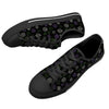NerdyKeppie Scattered Dice Canvas Low Top Genderqueer Pride Sneakers. A canvas low top sneaker with a scattered dice design on it in genderqueer pride colors. These low top genderqueer pride sneakers go up to US Men’s 14!