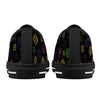NerdyKeppie Scattered Dice Canvas Low Top Lesbian Pride Sneakers. 