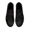 NerdyKeppie Scattered Dice Canvas Low Top Lesbian Pride Sneakers. 